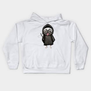 Funny Death Pug Kids Hoodie